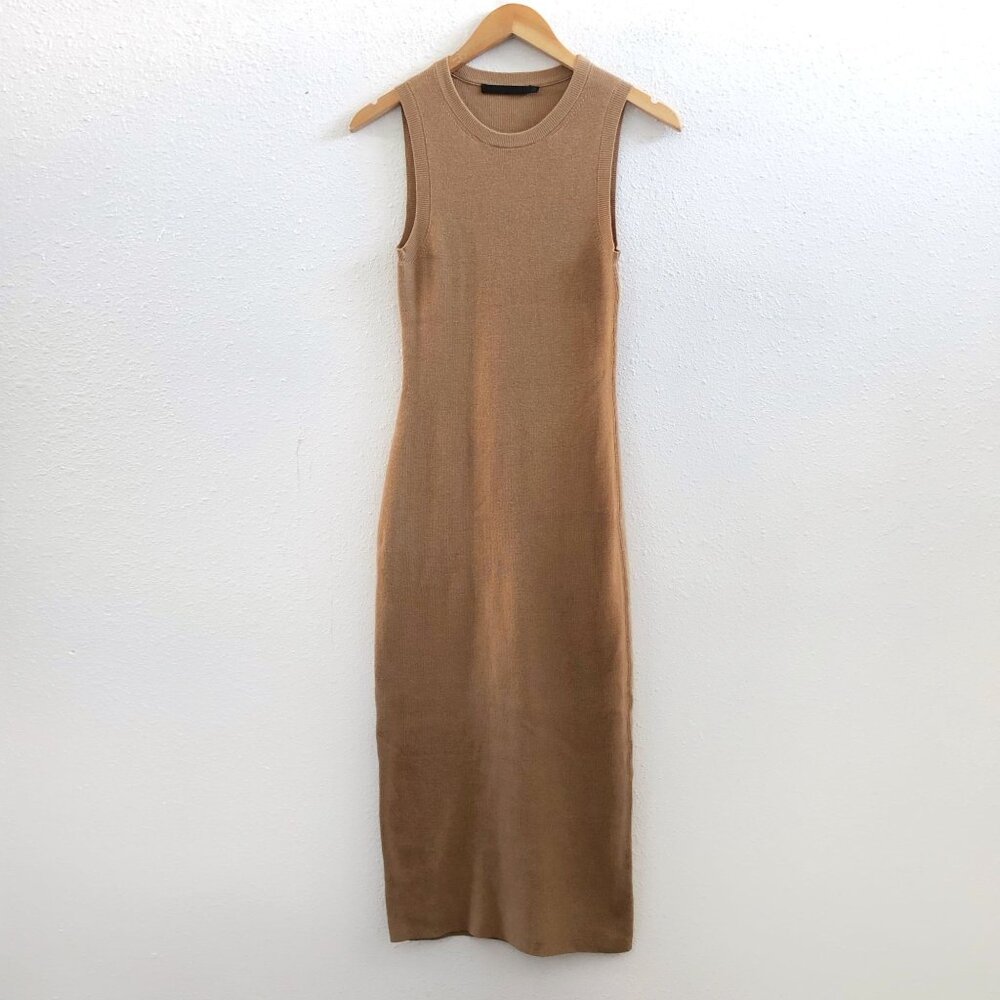 JENNI KAYNE Sleeveless Cotton/Cashmere Midi Dress Size XS - Picture 2 of 10